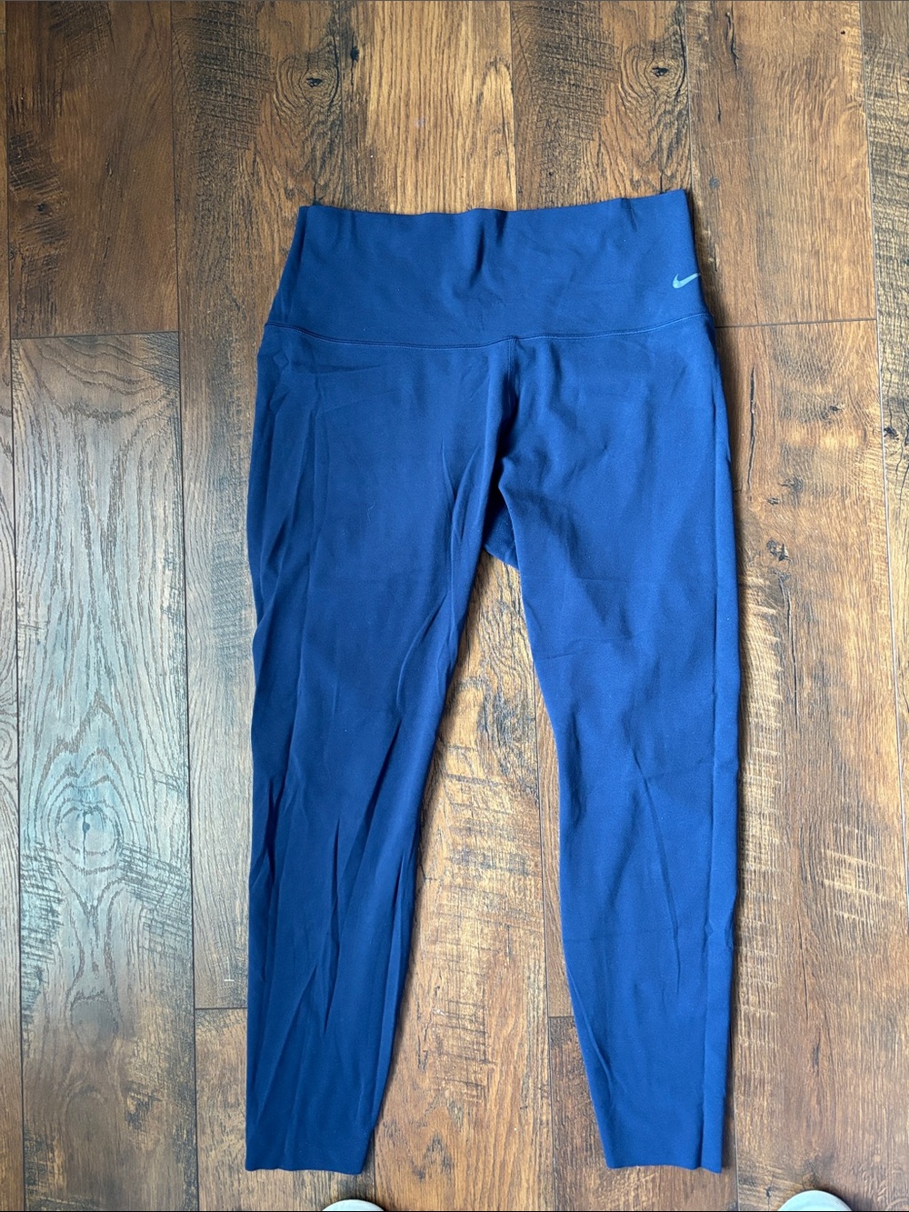 Nike Navy Blue High-Waist Performance Leggings